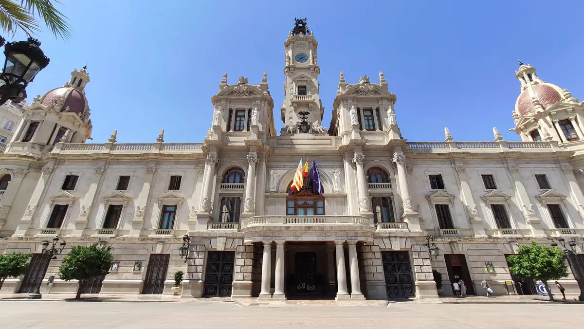 Fachada de la Casa Consistorial del Ajuntament de València
